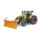 Traktor Claas Axion 950 z pługiem do śniegu