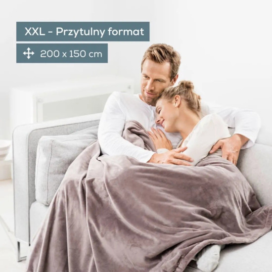 Koc rozgrzewający HD150 XXL Cosy Taupe