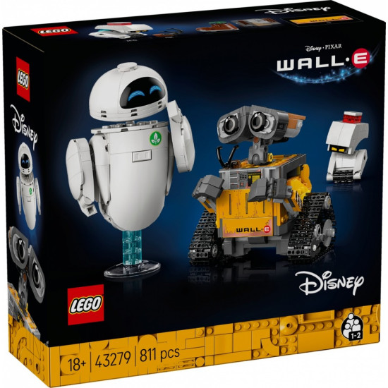 Klocki Disney Pixar 43279 Wall-e i Ewa 