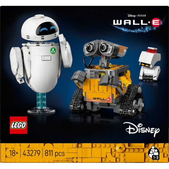 Klocki Disney Pixar 43279 Wall-e i Ewa 