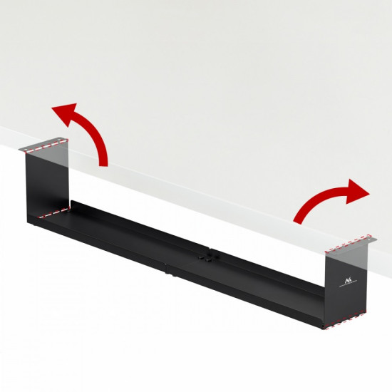 Kompaktowy organizer na kable MC-107 B 