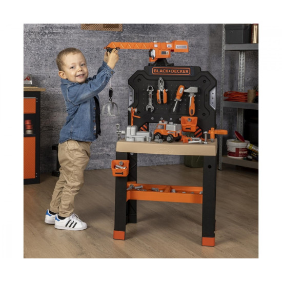 Warsztat z dźwigiem Black+Decker Bricolo Builder