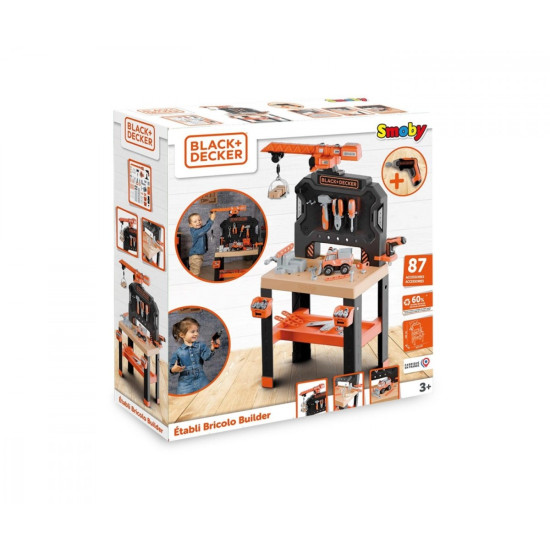 Warsztat z dźwigiem Black+Decker Bricolo Builder