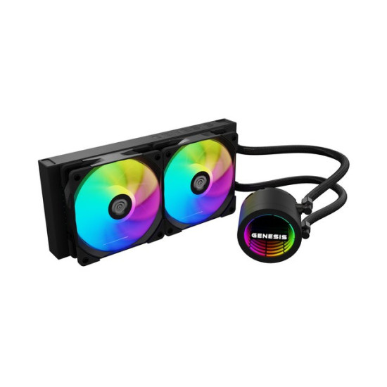Chłodzenie wodne HYDRIA GENESIS 240 ARGB czarne 