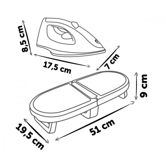 Składany stół do prasowania MiniTefal