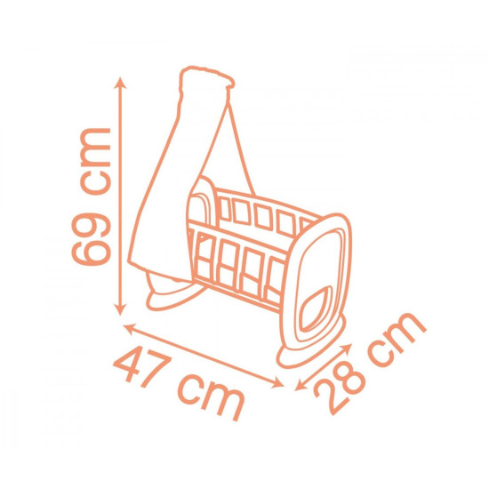 Kołyska z baldachimem