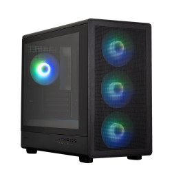 Obudowa M5 BLACK mATX Mini Tower 4xFans ARGB