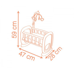 Kołyska z karuzelką Baby Nurse