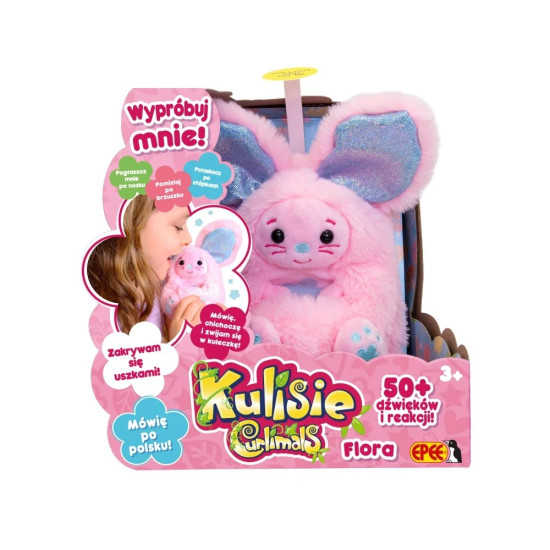 Maskotka intearaktywna Kulisie Króliczek Flora
