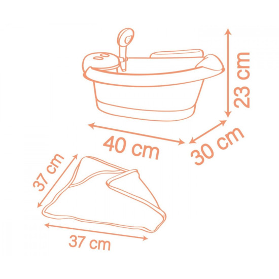 Wanienka z hydromasażem Baby Nurse 