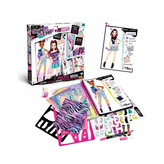 Zestaw kreatywny Projekt Moda, Portfolio