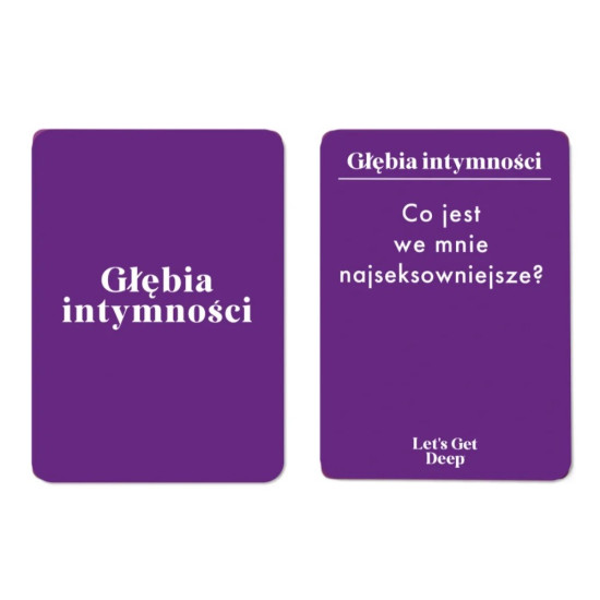 Gra Lets Get Deep, gra dla par