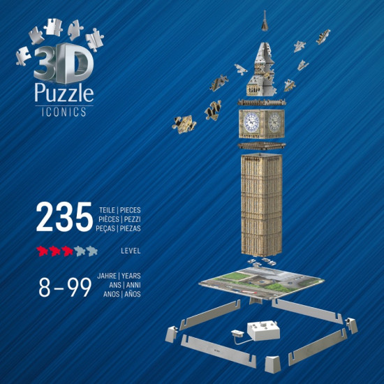 Puzzle 3D Big Ben Londyn 