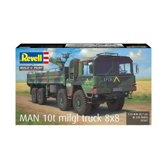 Model plastikowy Ciężarówka Man 10T Milgl 8x8 1/35