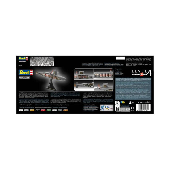 Model plastikowy Statek S.S.B. Abraham Lincoln W/IN 1/253