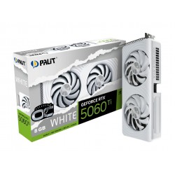 Karta graficzna GeForce RTX 5060 TI WHITE OC 8GB GDDR7 128bit 3DP/HDMI