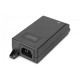 Zasilacz/Adapter PoE+ 802.3at aktywny max. 55V 30W 10/100/1000Mbps, transmisja do 100m