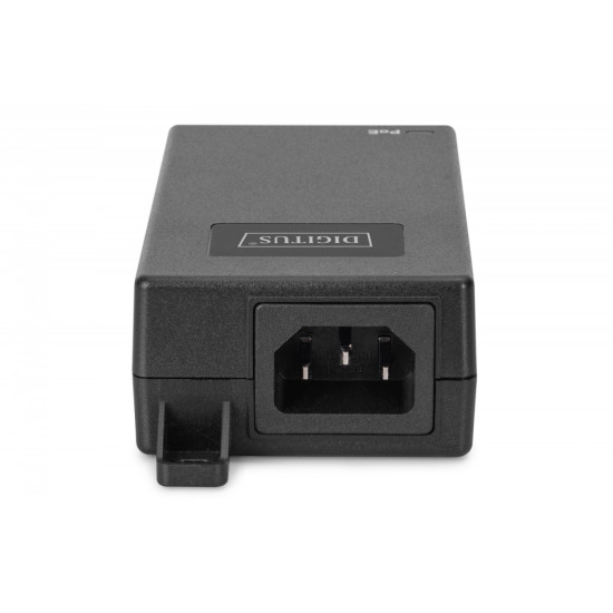 Zasilacz/Adapter PoE+ 802.3at aktywny max. 55V 30W 10/100/1000Mbps, transmisja do 100m