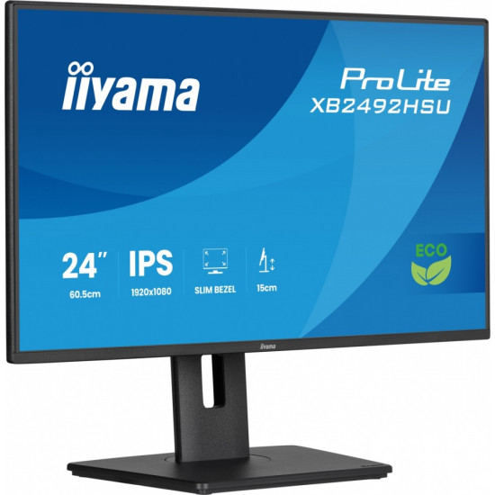 Monitor 24 cali XB2492HSU-B1 IPS,FHD,HDMI,DP,120Hz,300cd,4ms,        cienkie ramki, 1500:1, ErP B, USB HUBx2 