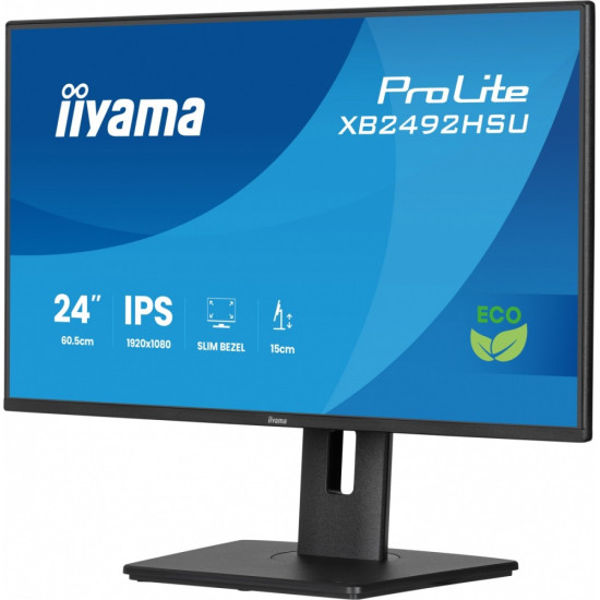 Monitor 24 cali XB2492HSU-B1 IPS,FHD,HDMI,DP,120Hz,300cd,4ms,        cienkie ramki, 1500:1, ErP B, USB HUBx2 