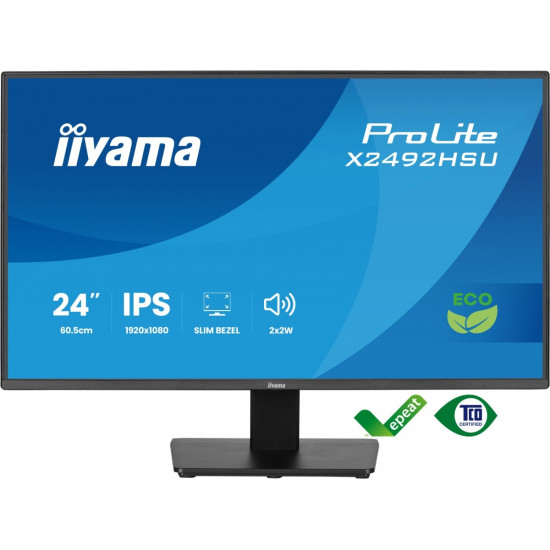 Monitor 24 cale X2492HSU-B1 IPS,FHD,HDMI,DP,120Hz,300cd,4ms,USB HUBx2cienkie ramki, 1500:1, ErP B