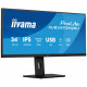 Monitor ProLite 34 cale XUB3493WQSU-B6 IPS,UWQHD,DP,2xHDMI,HAS,21:9,400cd,   120Hz,1000:1,1ms, USB HUBx4, 2x5W,