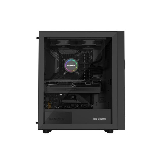 Obudowa Genesis Diaxid 605F MIDI TOWER USB-C Czarna 