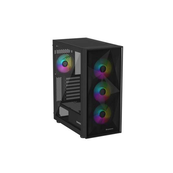 Obudowa Genesis Diaxid 605 ARGB MIDI TOWER USB-C Czarna 