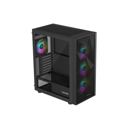 Obudowa Genesis Diaxid 605 ARGB MIDI TOWER USB-C Czarna 