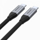 Kabel USB-C - USB-C PD, 10Gbps, 4K60Hz, 1m, M/M; C14082ABK 