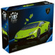 Puzzle 3D 158 elementów Samochód Lamborghini Huracan EVO Verde