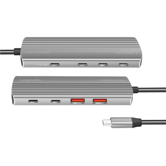 Hub USB3.2 Gen2, 2xUSB A, 2x USB-C, PD, 100W 