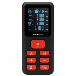 Cyfrowy dalmierz laserowy | podświetlany LCD | 120m 