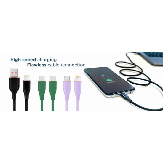 Kabel USB-A do 8pin ładowanie i tranfer danych, biały