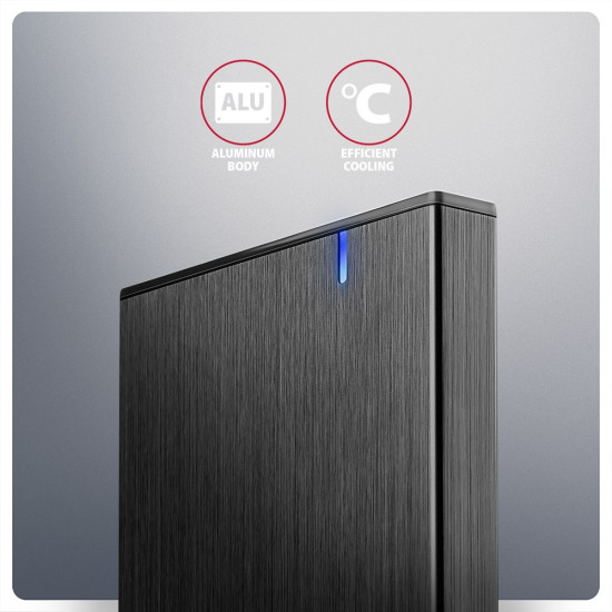 EE25-XA6C Obudowa zewnętrzna aluminiowa, USB-C 3.2 Gen 1 SATA 6G 2.5