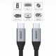 Kabel USB-C - USB-C PD 100W, 5Gbps, 4K60Hz, 2m, M/M; C14091ABK 