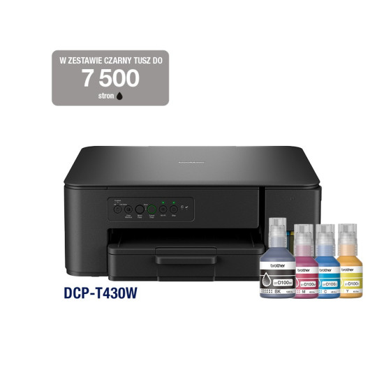 Urządzenie wielofunkcyjne DCP-T430W RTS A4/16ppm/WiFi/LED/6.3kg 