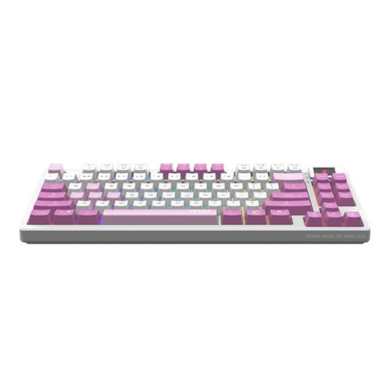 Klawiatura gamingowa Forge GK600 TKL W Violet US 