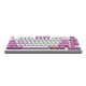 Klawiatura gamingowa Forge GK600 TKL W Violet US 