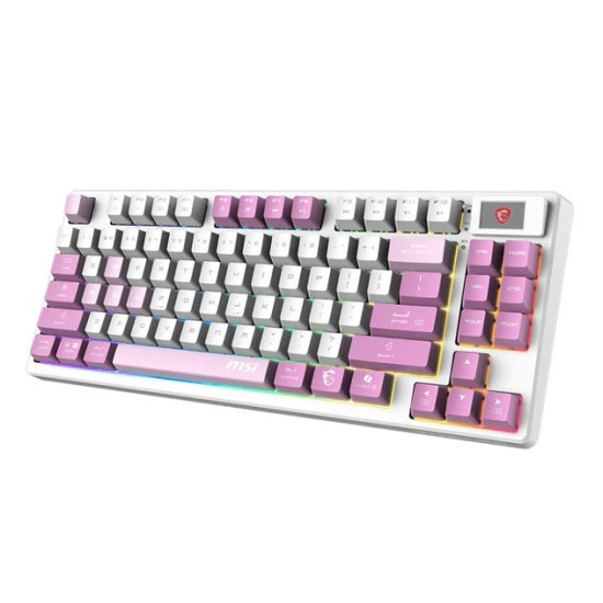 Klawiatura gamingowa Forge GK600 TKL W Violet US 