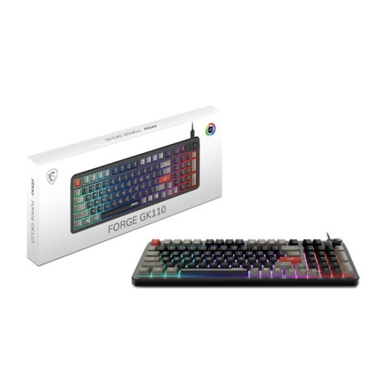 Klawiatura gamingowa Forge GK110 US 