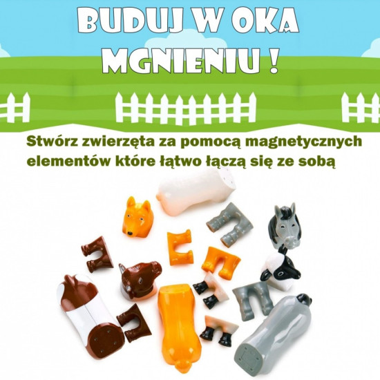 Zestaw Malblo Magnetic Zwierzęta z gospodarstwa 