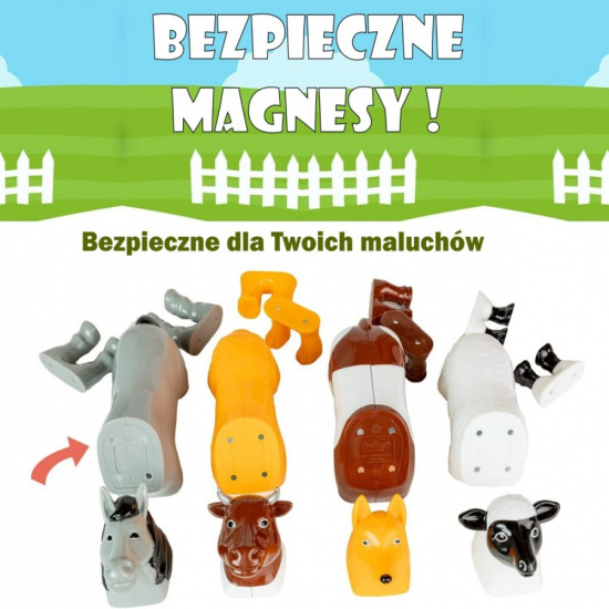 Zestaw Malblo Magnetic Zwierzęta z gospodarstwa 