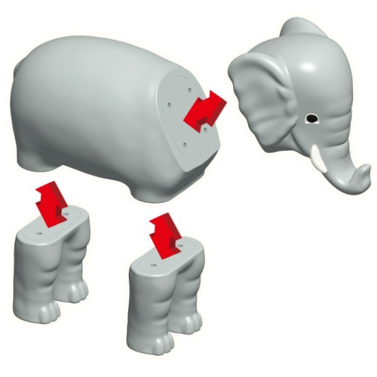 Zestaw Malik Malblo Magnetic Zwierzęta z dżungli 