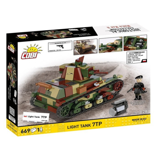 Klocki Light Tank 7TP 669 elementów