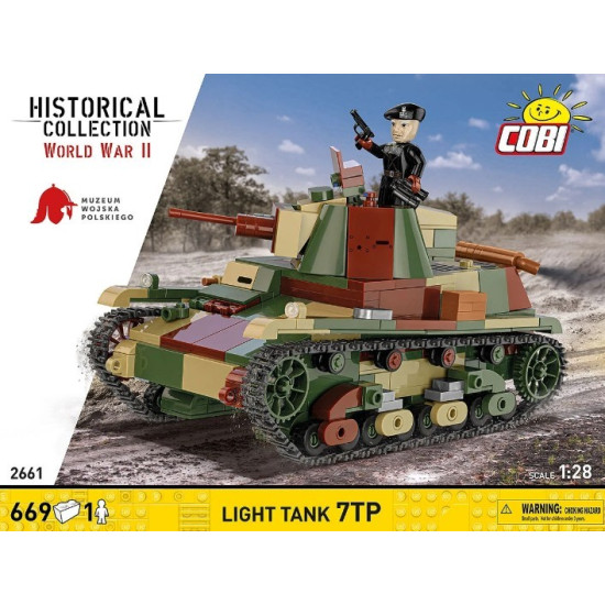 Klocki Light Tank 7TP 669 elementów