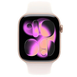 Watch Series 11 GPS, koperta 42 mm z aluminium w kolorze różowego złota, pasek sportowy w kolorze łagodnego różu - rozmiar M/L