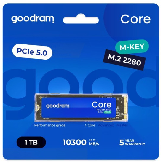 Dysk SSD Core    1TB      Gen5 2280 10200/8400MB/s 
