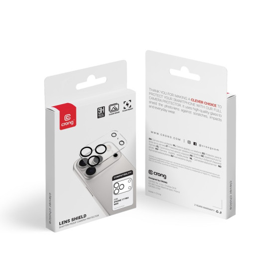 Lens Shield - Szkło na aparat i obiektyw iPhone 17 Pro Max 