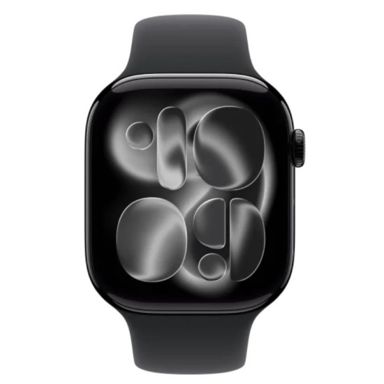 Watch Series 11 GPS + Cellular koperta 46 mm z aluminium w kolorze onyksu, pasek sportowy w kolorze czarnym - rozmiar S/M